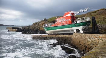 photo avec bateau SNSM